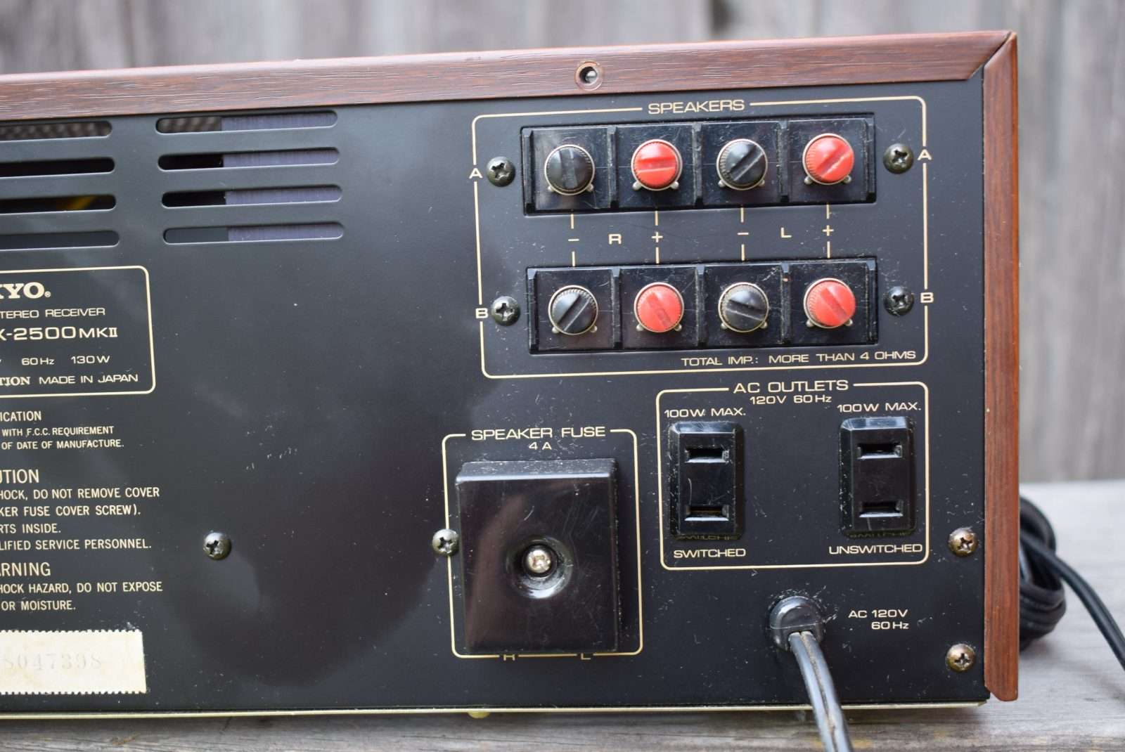 Onkyo Receiver - Model: TX-2500 Mk II | Vintage Audio Exchange